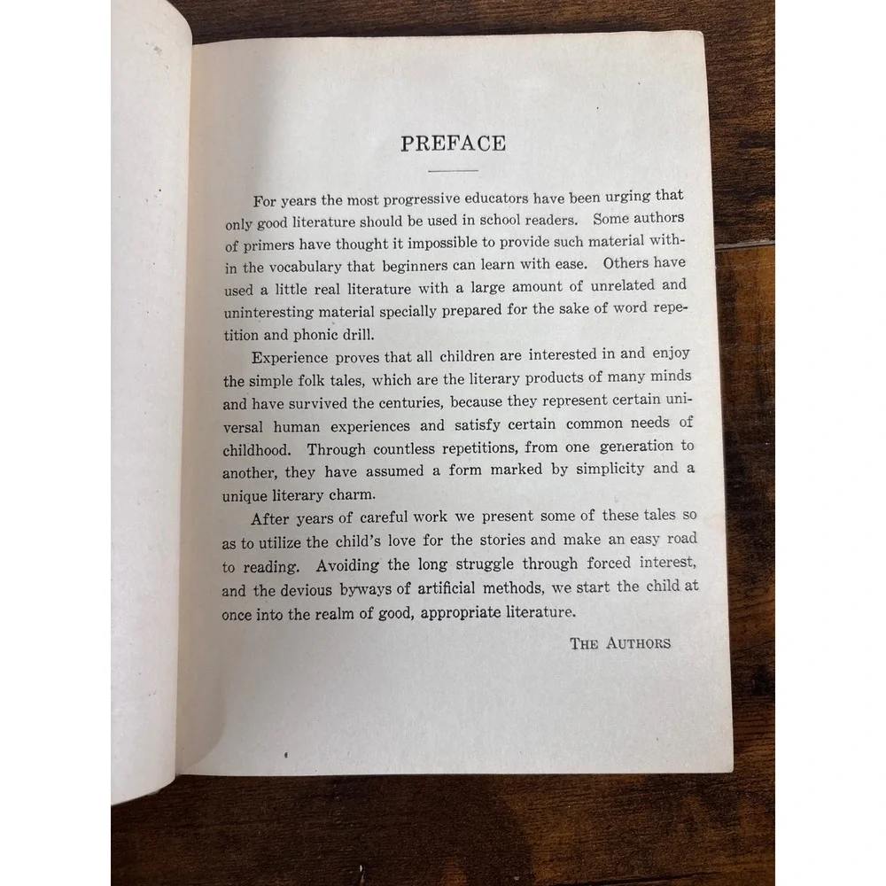 Antique 1910 The Primer Reading-Literature Treadwell Free Hardcover School Book